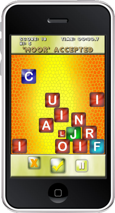 Jatzan WordBlitz iPhone game